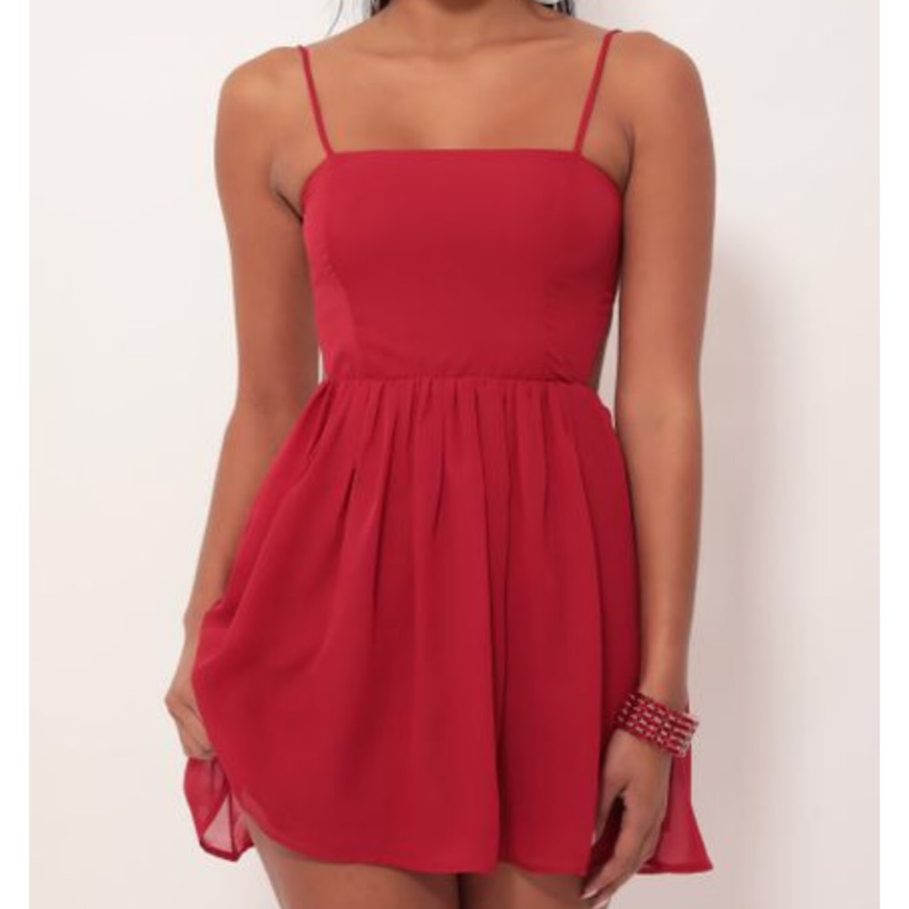 Lucy in the Sky Red Mini Dress